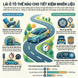 Giá xăng dầu tăng cao: Bỏ túi kinh nghiệm tiết kiệm nhiên liệu cho xe ô tô