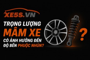 Trọng lượng mâm xe có ảnh hưởng đến độ bền phuộc nhún không?