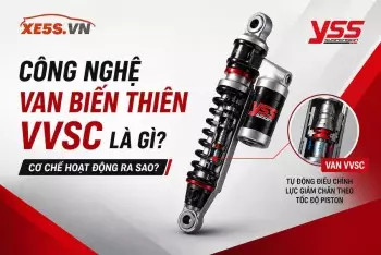 Công nghệ van biến thiên VVSC trên phuộc nhún là gì? Cơ chế hoạt động ra sao