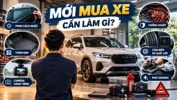 Mới mua xe cần làm gì? Phim cách nhiệt, thảm sàn, chống chuột và những hạng mục nên làm ngay