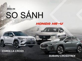 So sánh chi tiết Subaru Crosstrek, Honda HR-V, Toyota Corolla Cross tầm giá 950 triệu