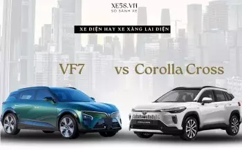 So sánh xe Vinfast VF7 và xe Toyota Corolla Cross