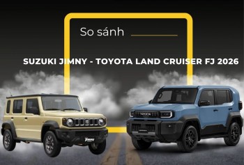 Toyota Land Cruiser FJ 2026 có gì hơn Suzuki Jimny? So sánh chi tiết