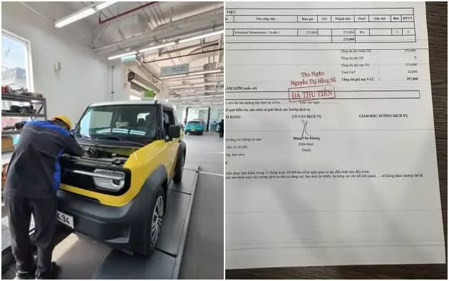 Chi ph&iacute; bảo dưỡng xe VF3