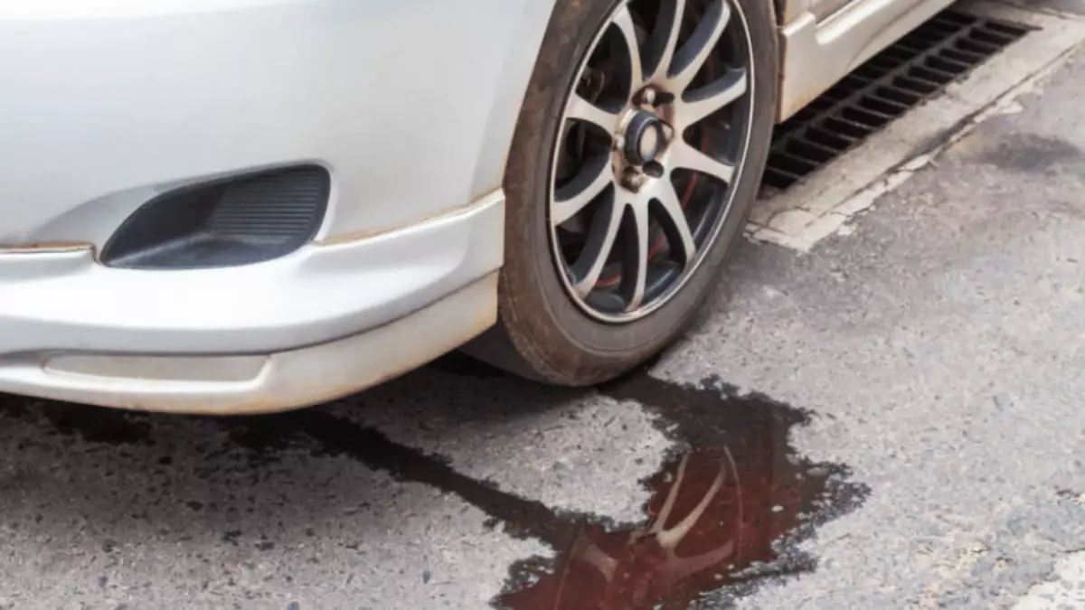 Gầm xe chảy dầu