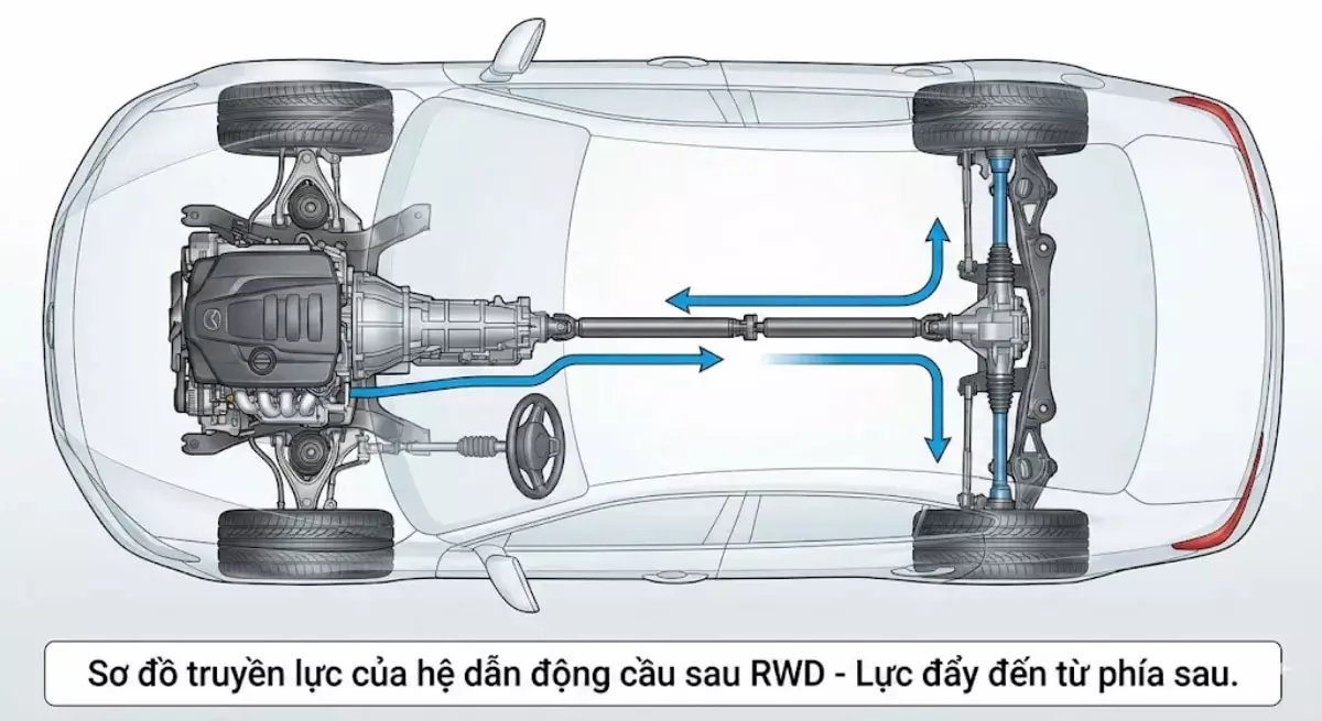 cầu sau (RWD) 