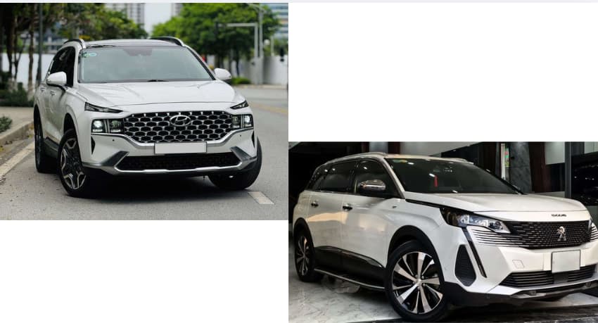 1,3 tỷ chọn Peugeot 5008 GT hay Hyundai Santa Fe 2021 máy dầu Cao cấp: SUV châu Âu hay Hàn Quốc đáng tiền hơn?