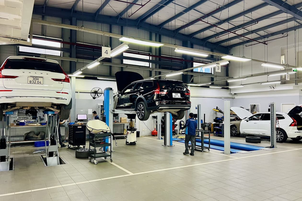 Chi phí bảo dưỡng xe Volvo