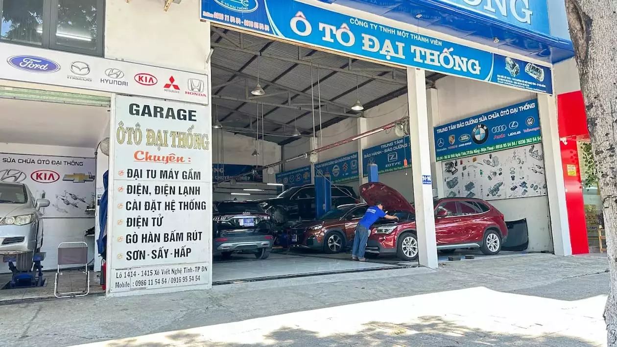 Garage &ocirc; t&ocirc; uy t&iacute;n Đ&agrave; Nẵng