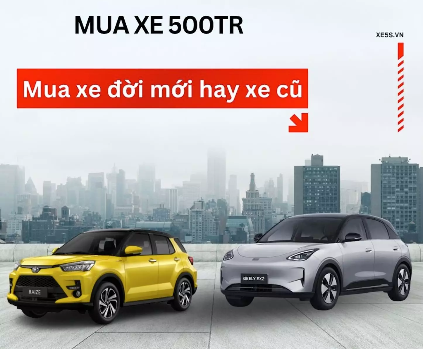 Mua xe 500tr