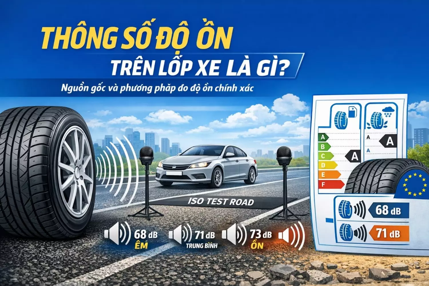 Độ ồn lốp xe