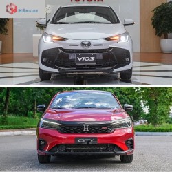 Toyota Vios 2025 vs Honda City 2025: Sedan hạng B nào đáng đầu tư?