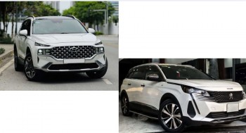 1,3 tỷ chọn Peugeot 5008 GT hay Hyundai Santa Fe 2021 máy dầu Cao cấp: SUV châu Âu hay Hàn Quốc đáng tiền hơn?