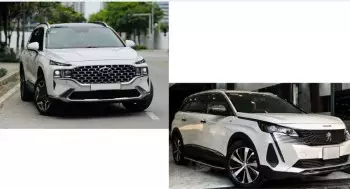 1,3 tỷ chọn Peugeot 5008 GT hay Hyundai Santa Fe 2021 máy dầu Cao cấp: SUV châu Âu hay Hàn Quốc đáng tiền hơn?