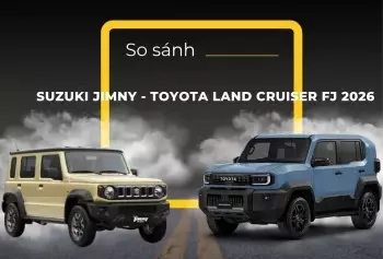 Toyota Land Cruiser FJ 2026 có gì hơn Suzuki Jimny? So sánh chi tiết