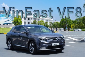 Vinfast VF8 - mẫu xe điện 5 chỗ gầm cao có cảm giác lái tuyệt vời