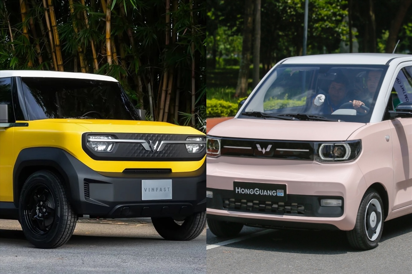 vinfast vf3 & wuling mini ev