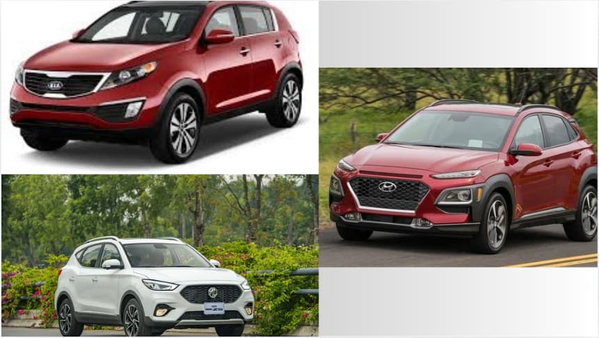 Tài chính dưới 500 triệu đồng nên mua xe Kia Sportage 2015, Hyundai Kona 2018 hay MG ZS 2021