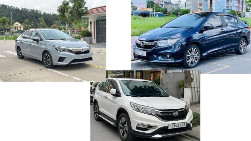 Giá tầm 400 triệu nên chọn xe cũ nào? Honda City 2022, Honda CR-V 2015 hay Honda City 2019 đáng mua hơn?