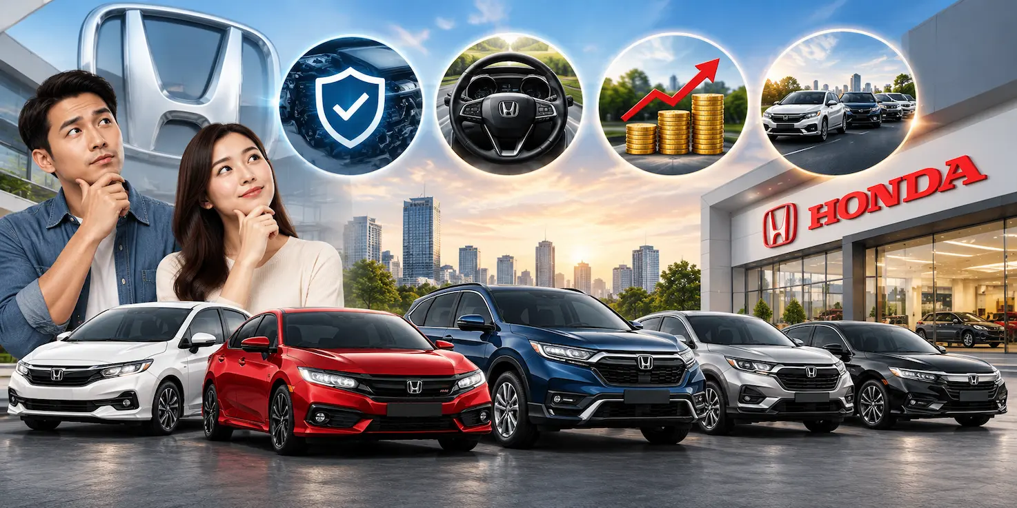 4 lý do nên chọn mua xe ô tô Honda cũ, những mẫu xe Honda cũ nên mua