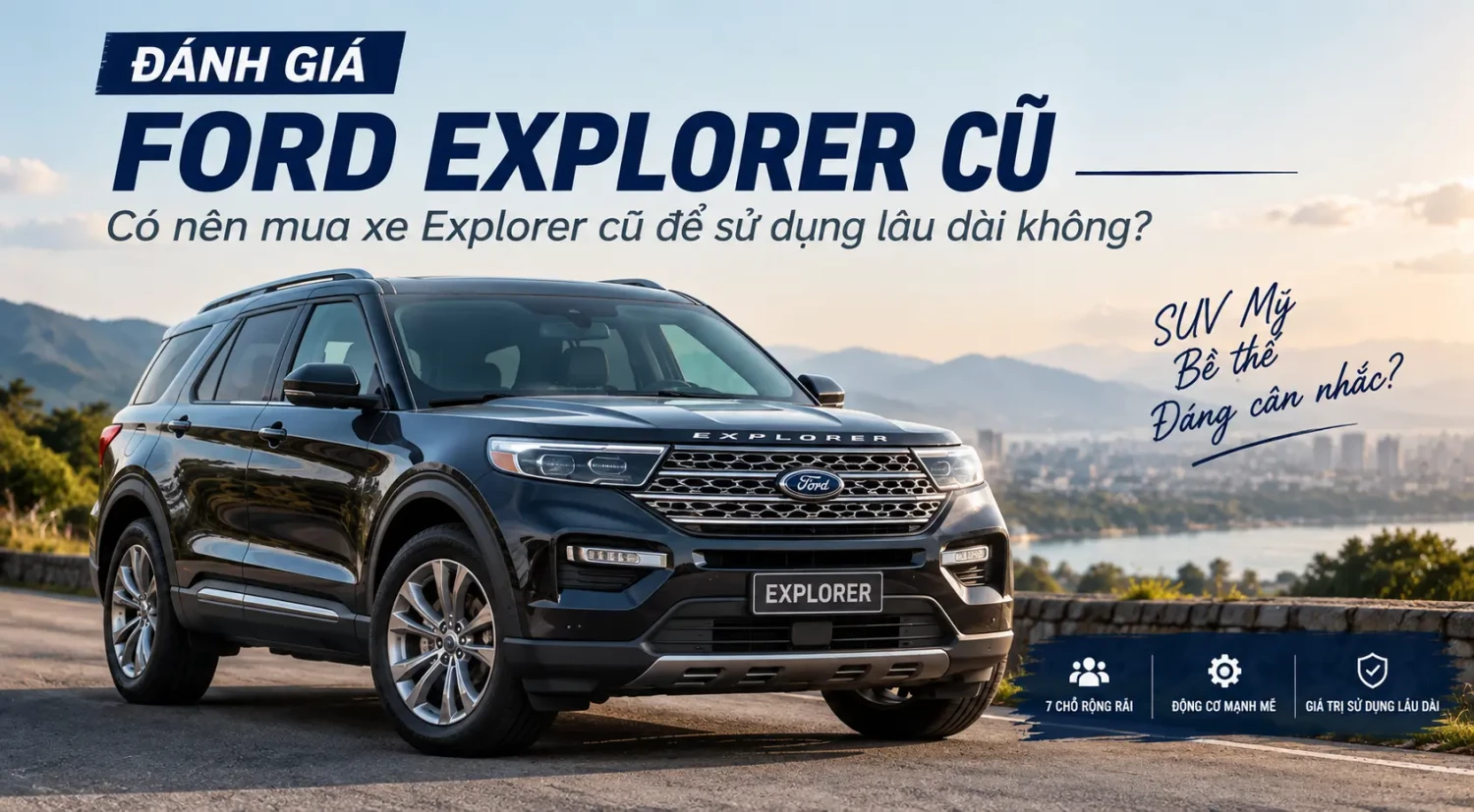Đánh giá xe Ford Explorer cũ, Có nên mua xe Explorer cũ để sử dụng lâu dài không?