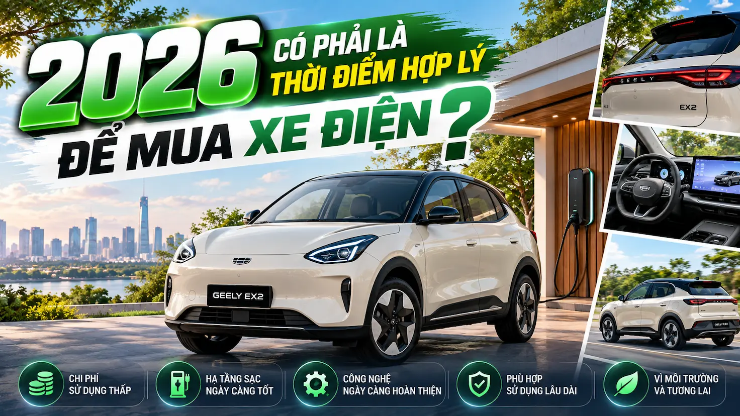 2026 có phải là thời điểm hợp lý để mua xe điện cho nhu cầu sử dụng lâu dài?
