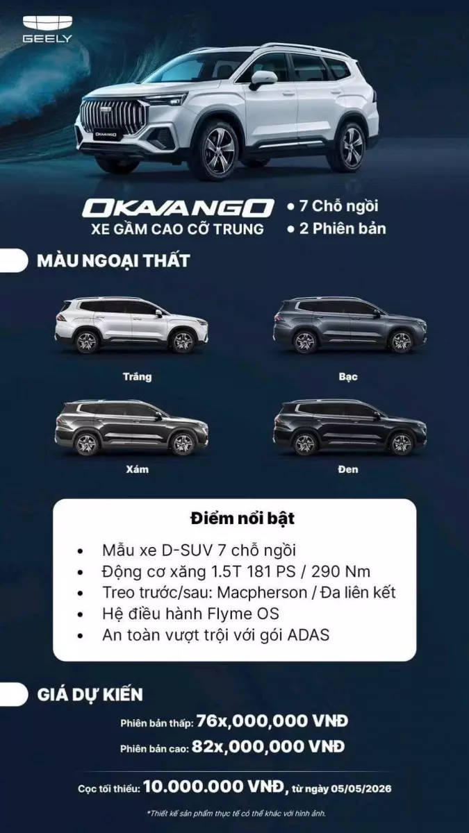Geely Okavango
