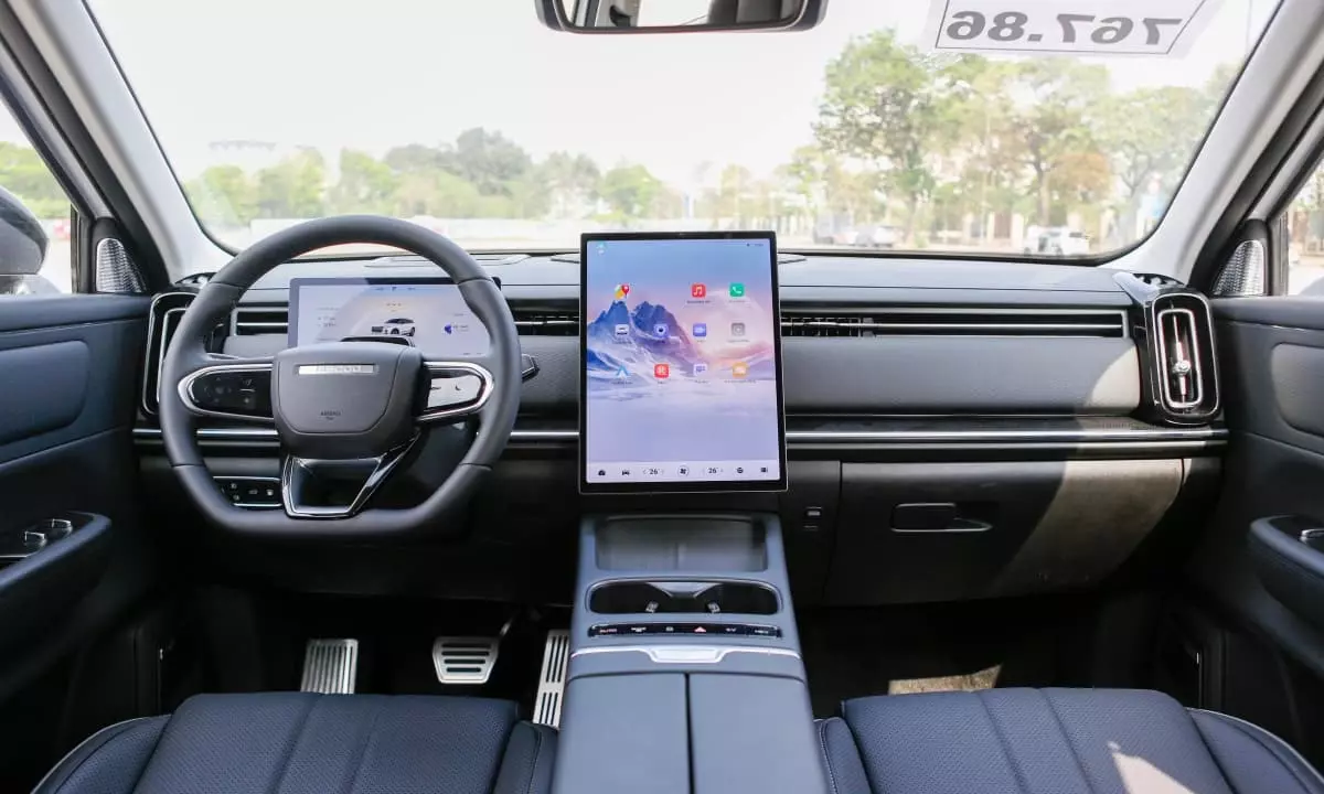 Nội thất jaecoo j7 phev