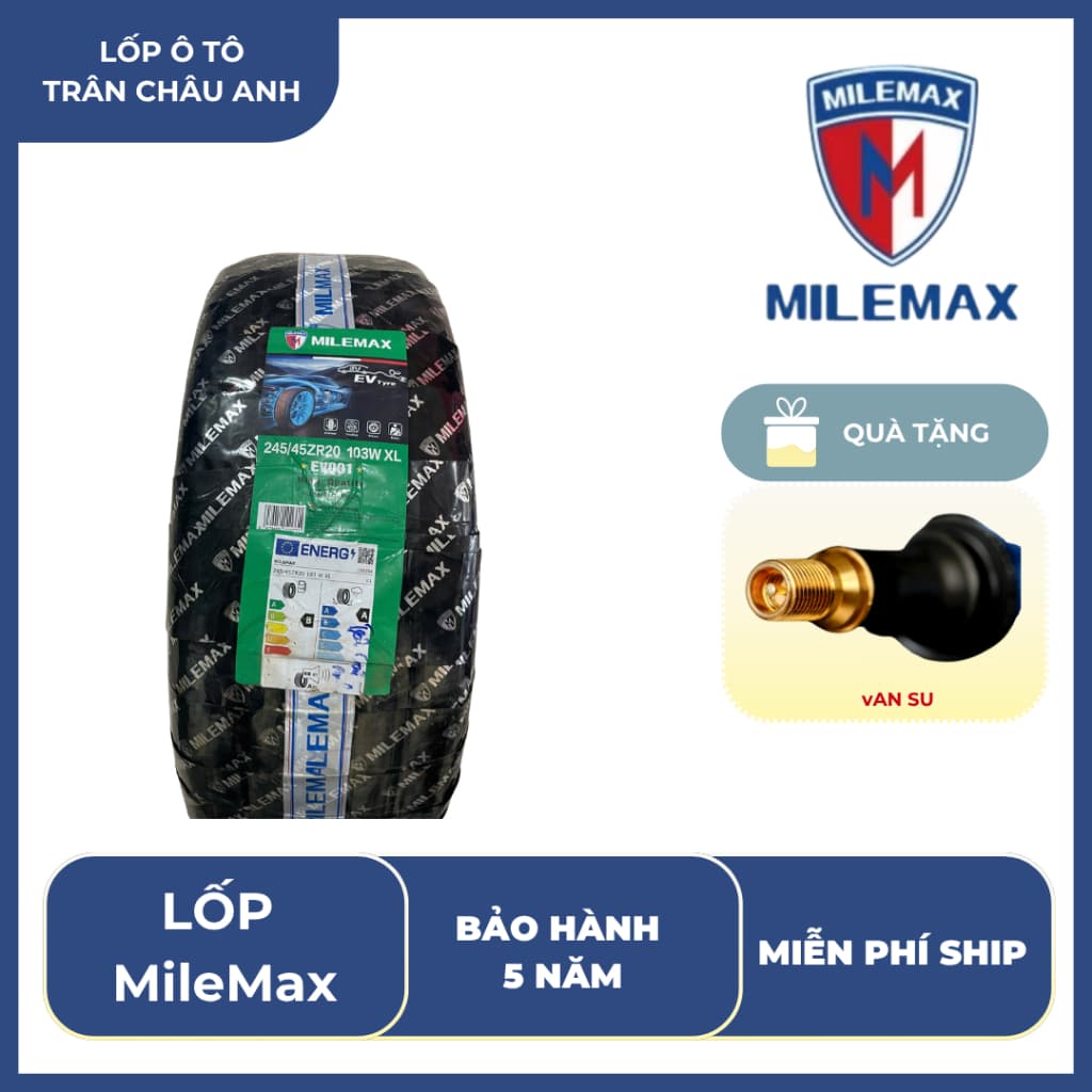 Lốp xe 245/45R20 Milemax