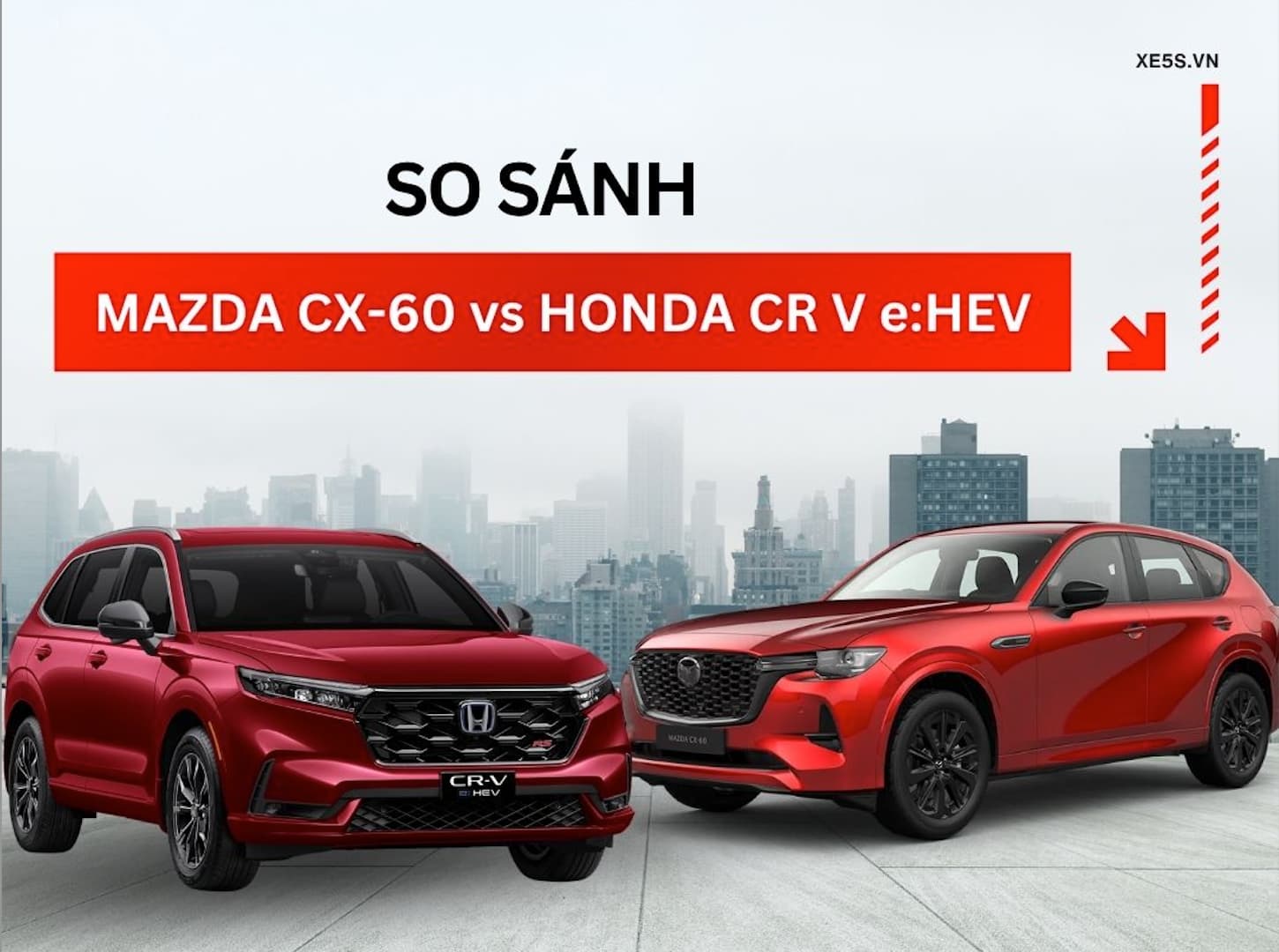 So sánh Mazda CX-60 và Honda CR-V e – Hai mẫu SUV Hybrid của Nhật đáng mua nhất hiện nay