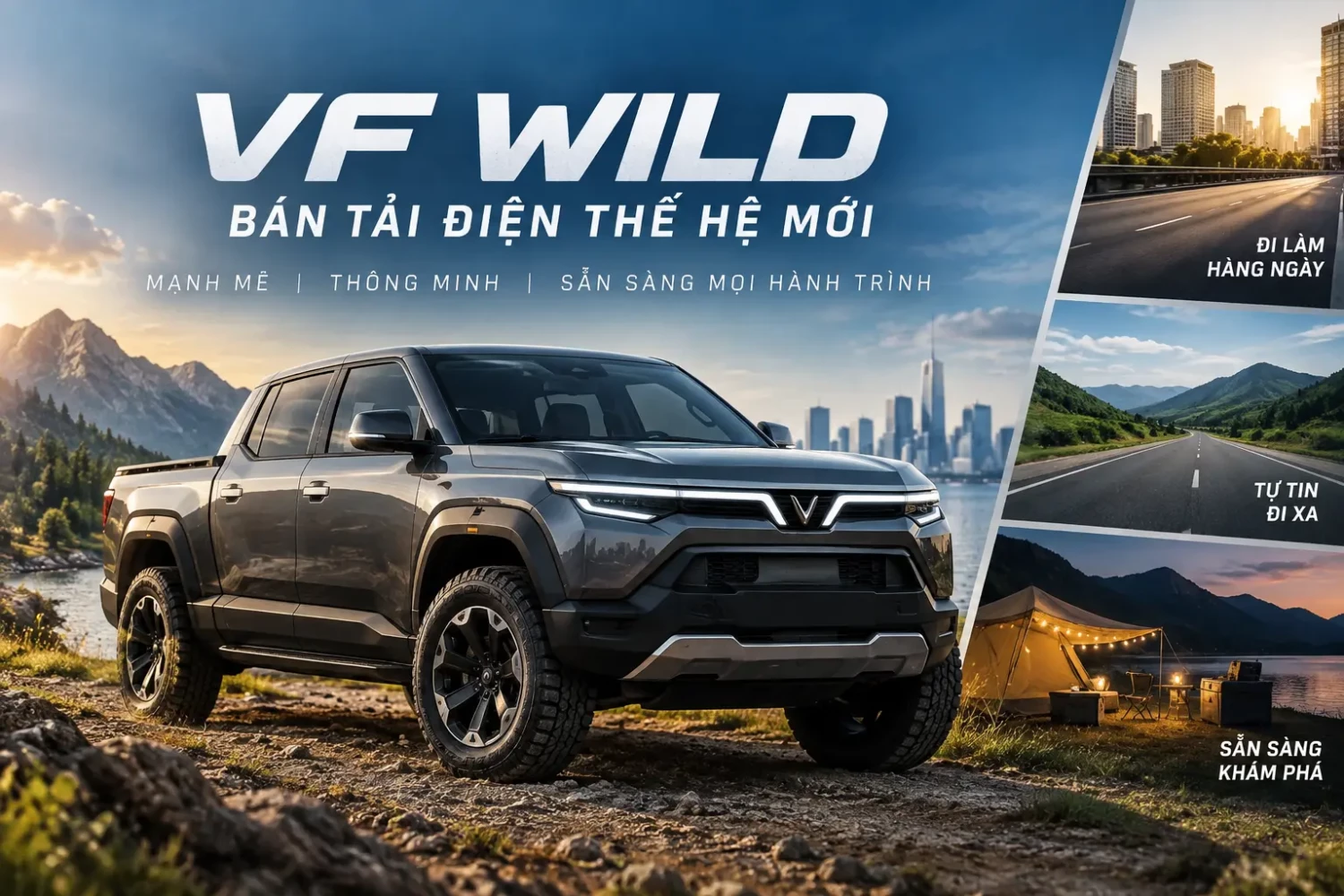 Ưu điểm của xe bán tải điện VinFast VF Wild so với các mẫu bán tải khác tại thị trường Việt Nam
