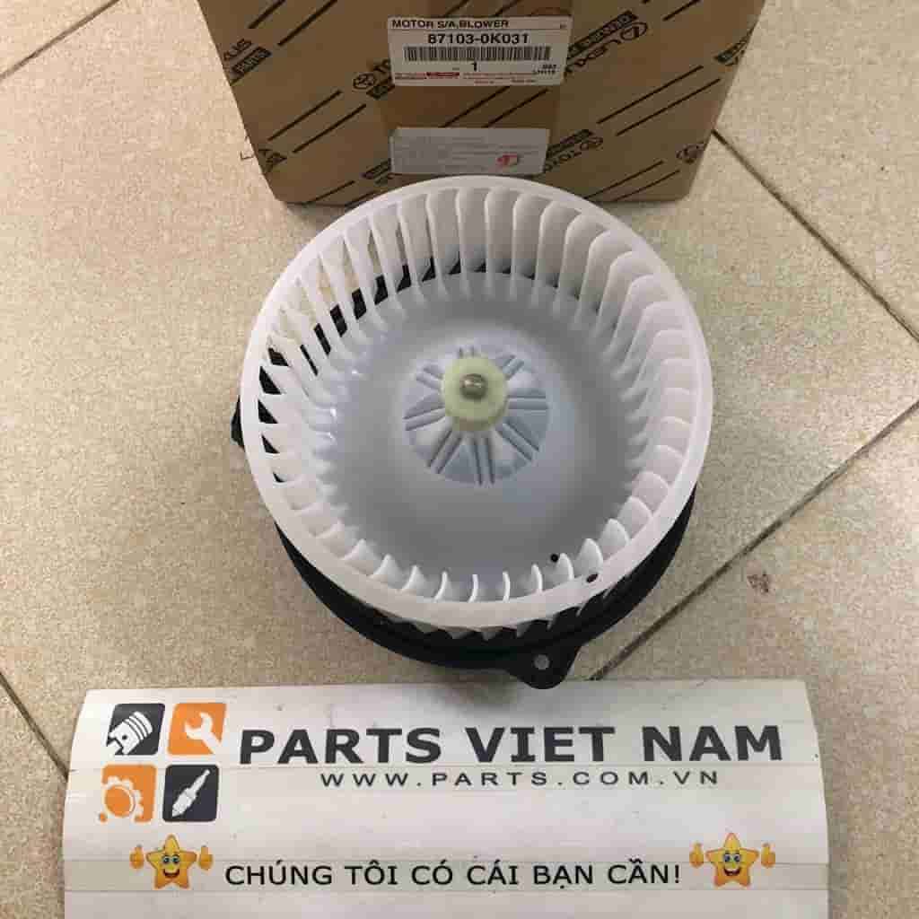 Quạt dàn lạnh toyota innova, fortuner 2006 - 2016