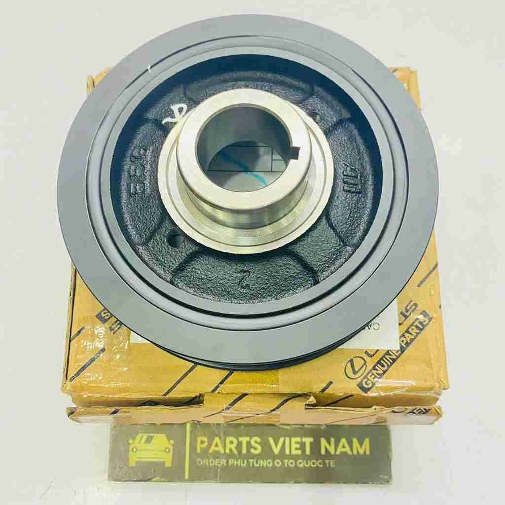 Puly trục cơ toyota innova, fortuner, prado 2006-2016