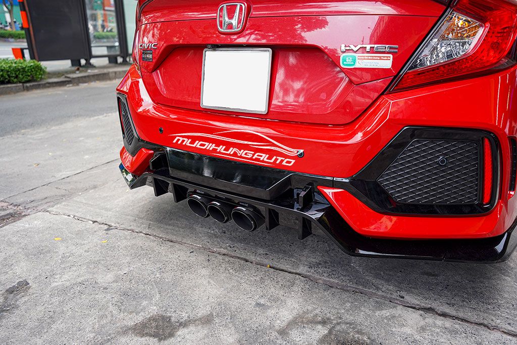 đuôi pô akrapovic cao cấp cho honda civic 2017
