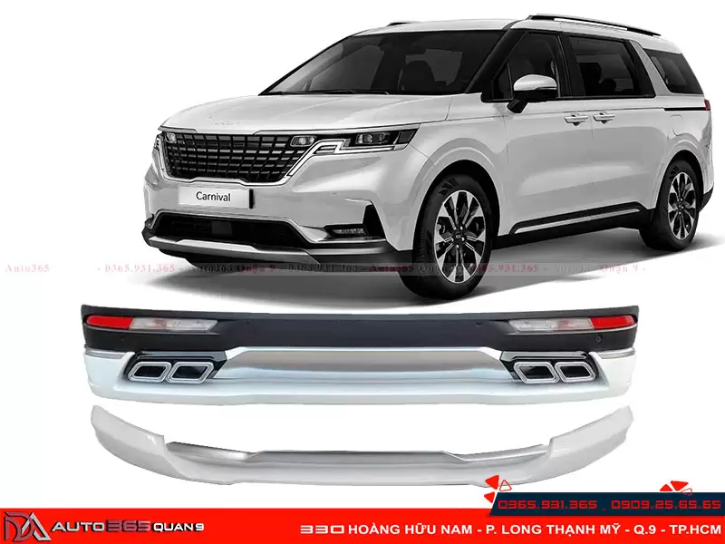 độ bodykit – bodylip cho kia carnival