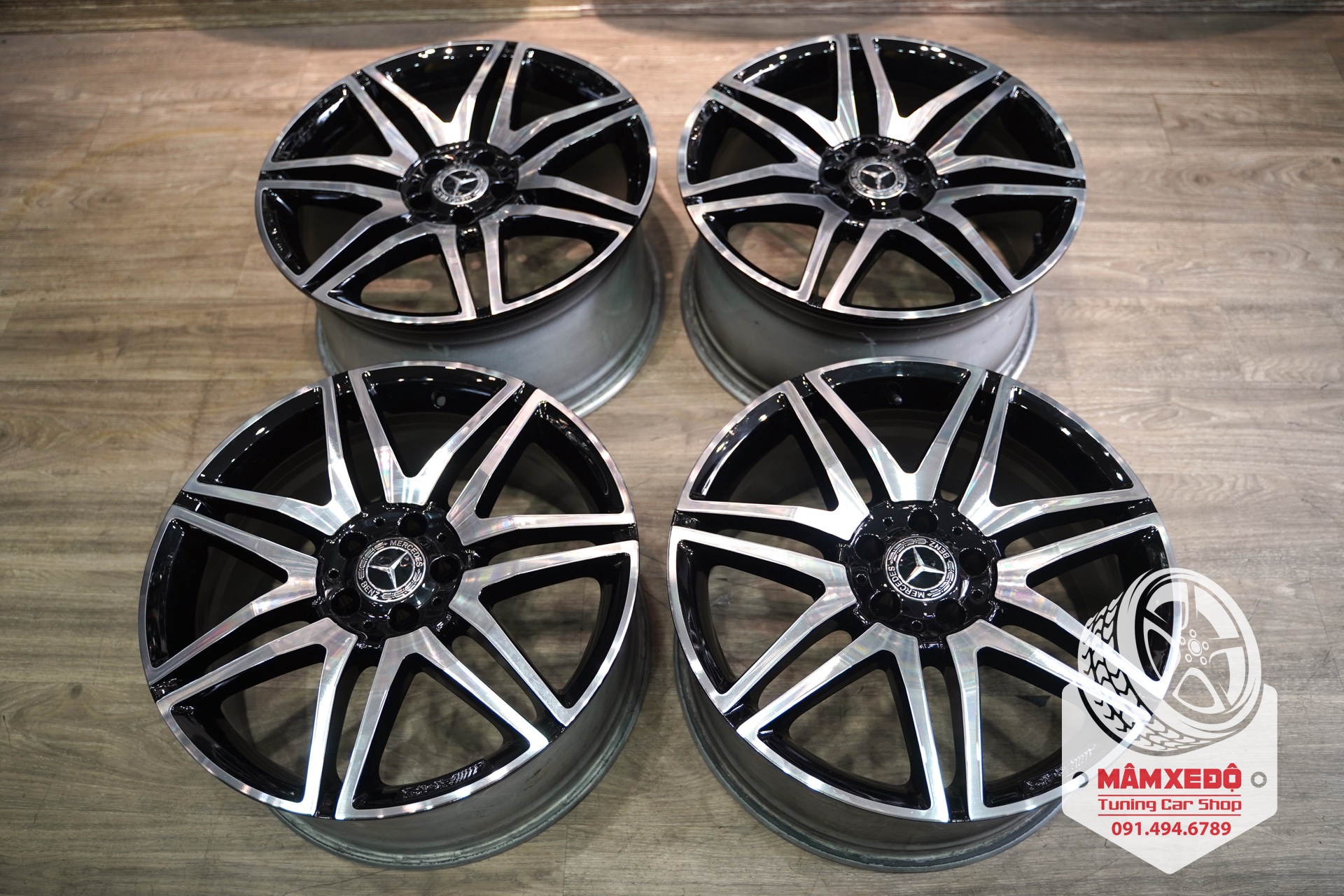 Mâm xe mercedes benz e400 w212 19 inch amg