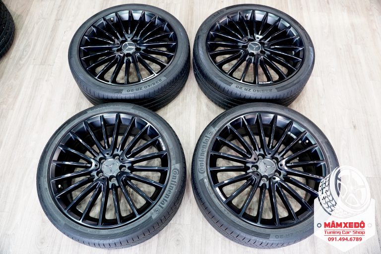 Mâm xe mercedes benz gla45 amg night edition 20 inch – kèm lốp