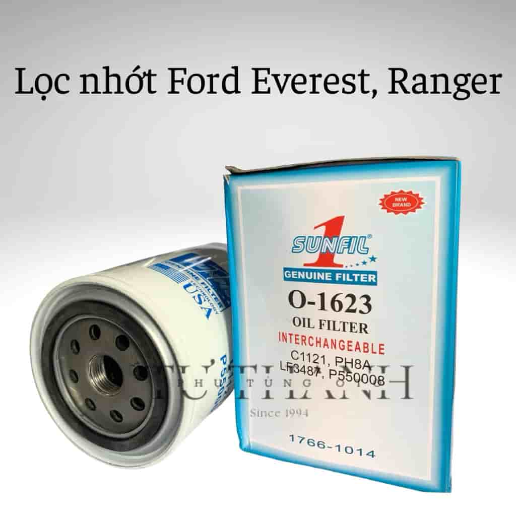Lọc nhớt ford ranger, everest, toyota mập cao, nissan - hiệu...