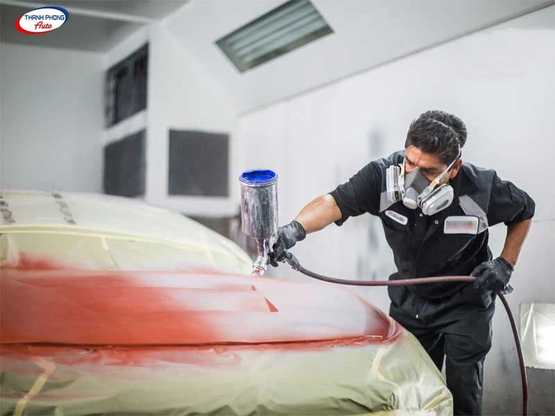 Dịch vụ sơn dặm toàn thân xe hơi như mới tại tp.hcm