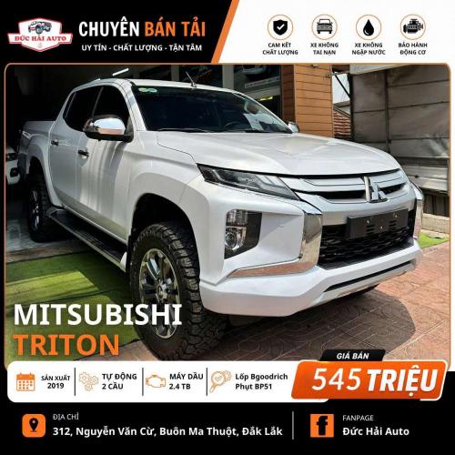 Mitsubishi Triton 2019 – Số Tự Động 2 Cầu 