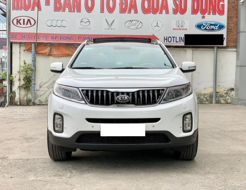 Bán xe Kia Sorento DATH Full dầu 2019, màu trắng.
