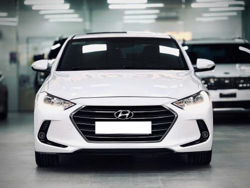 Bán xe Hyundai Elantra 1.6 AT GLS 2018, màu trắng.