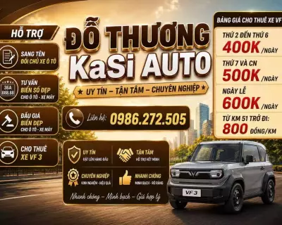 Cho thuê xe Vinfast VF3 tại Hải Phòng