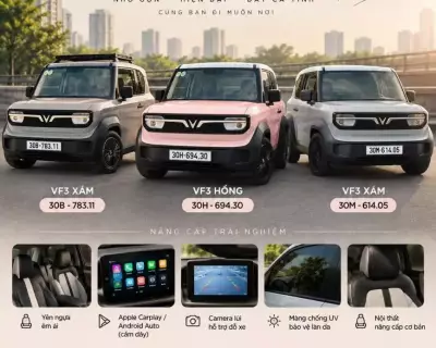 Cho thuê xe Vinfast VF3 tại HN