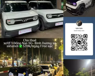 Cho thuê xe Vinfast VF3 tại Biên Hoà