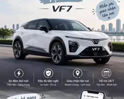 Cho thuê xe Vinfast VF7 tại Bình Dương