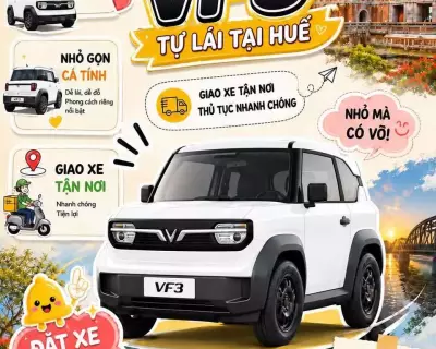 Cho thuê xe Vinfast VF3 tại Huế