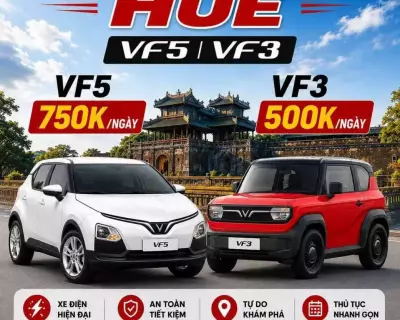 Cho thuê xe điện tự lái tại Huế