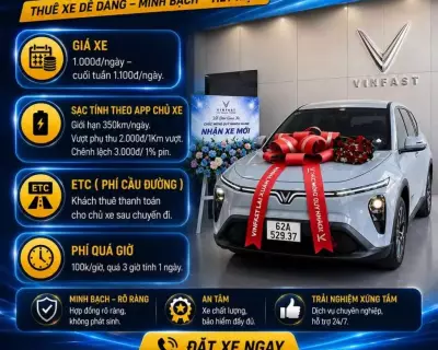 Cho thuê xe Vinfast MPV7 tại HCM