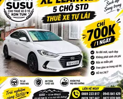 Cho thuê xe Hyundai Elantra tại Kon Tum